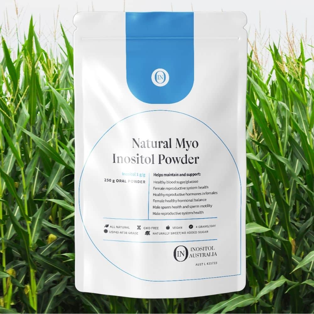 Natural Myo Inositol Powder Front Label