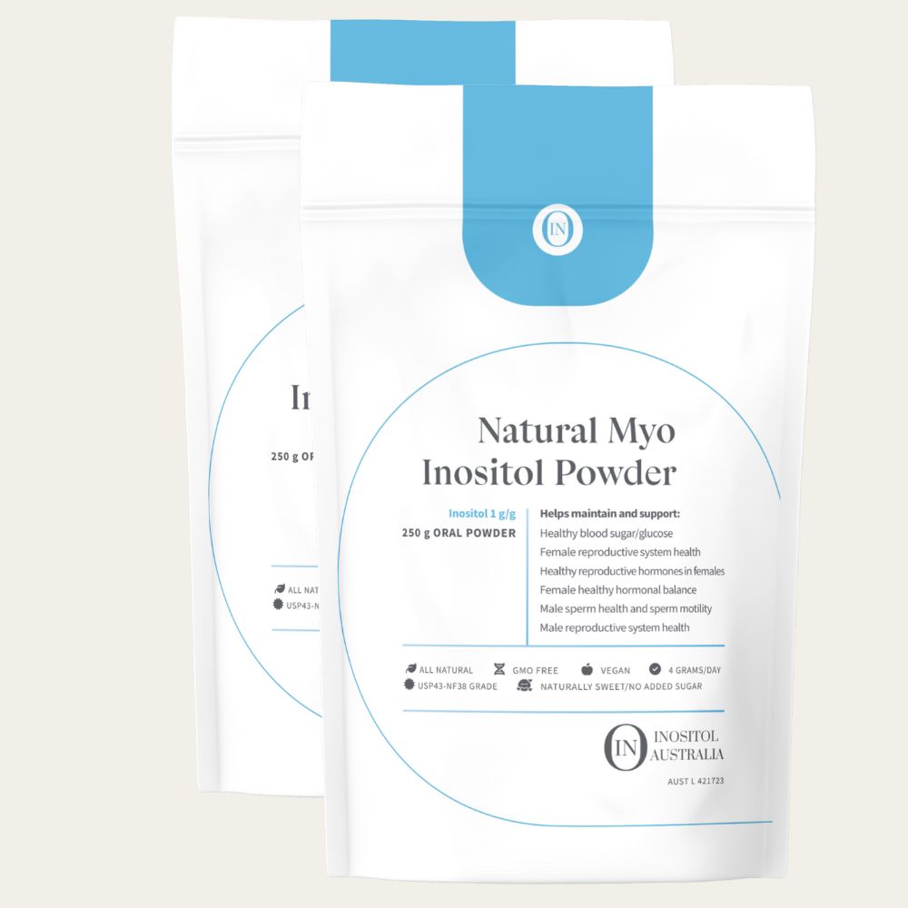 Natural Myo Inositol 500g 2 bags 4 Month Trial