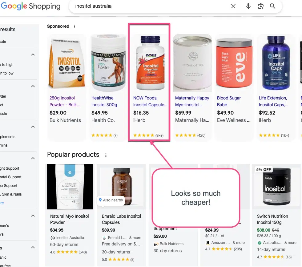 Inositol Capsules vs Powder 1