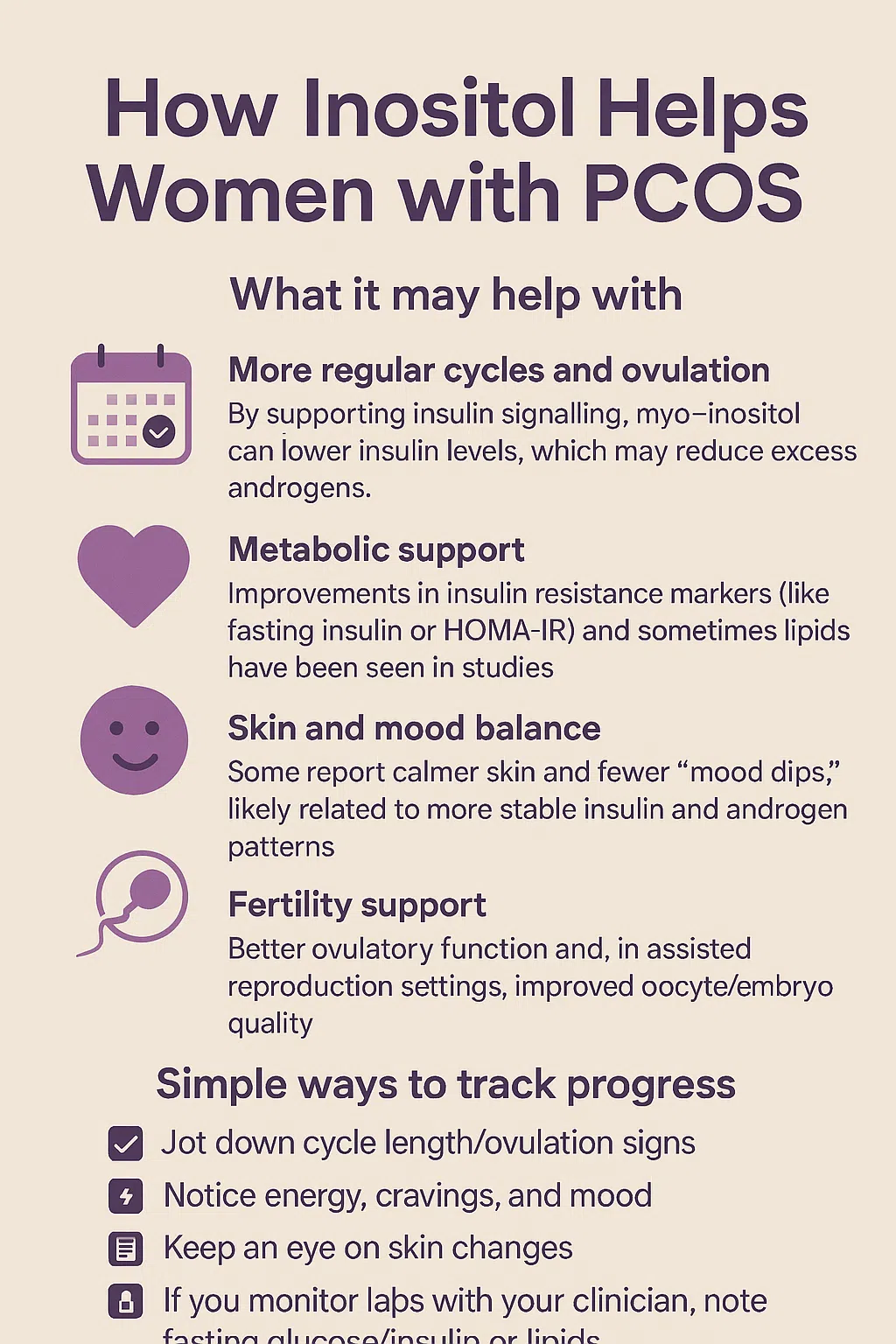 How Does Inositol Help Women with PCOS? 